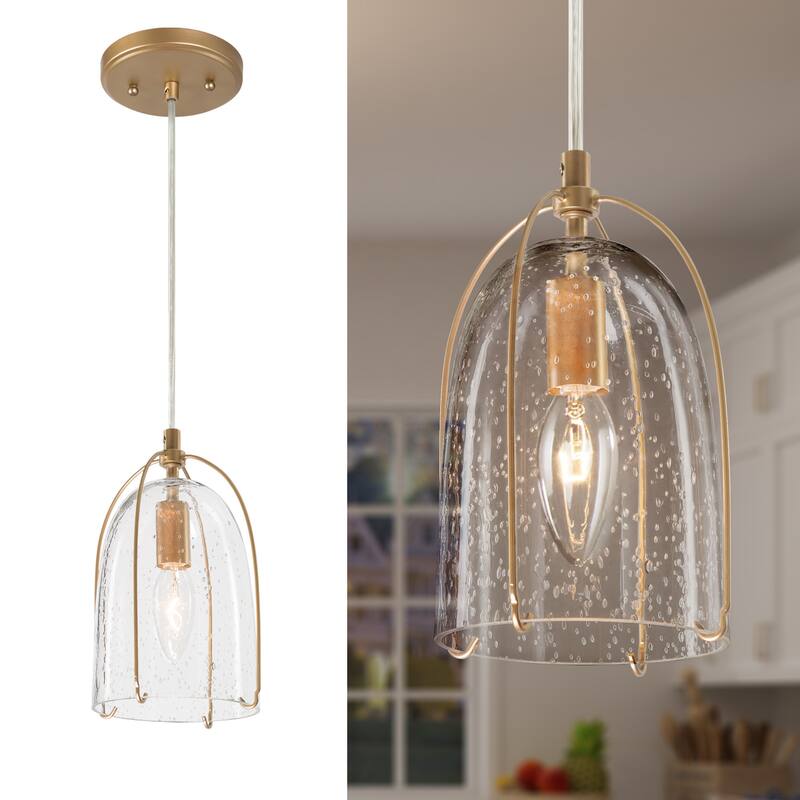 Modern Tulip Glass Island Pendant Light Linear Cluster Chandelier for Dining Room, Entryway