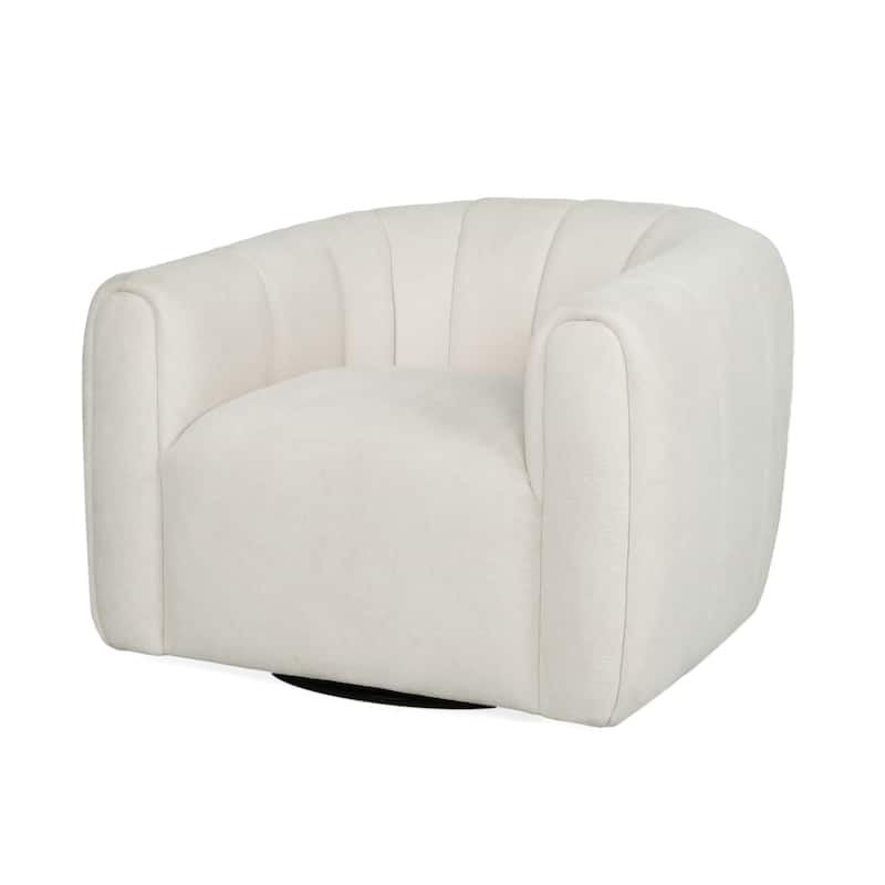 Monroe Indoor Modern Swivel Club Chair by Christopher Knight Home