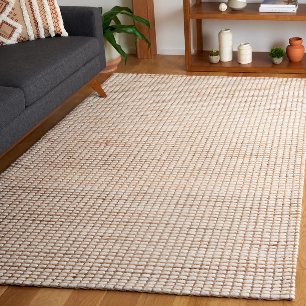 SAFAVIEH Handmade Marbella Helia Boho Braided Wool & Viscose