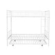 preview thumbnail 15 of 13, Full Over Full Metal Bunk Bed with Trundle, White