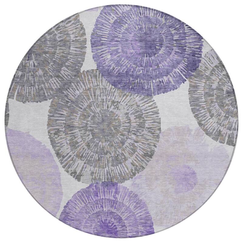 Machine Washable Indoor/ Outdoor Contemporary Devaughn Chantille Rug