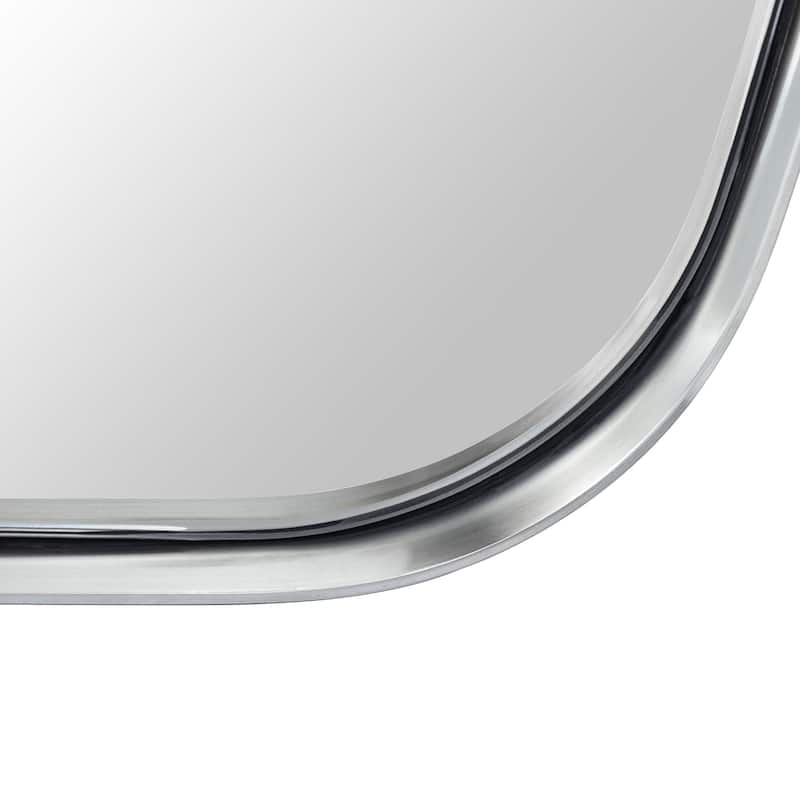 Arthers Stainless Steel Metal Bathroom Vanity Wall Mirror