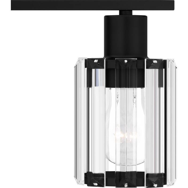 Isla 4-Light Matte Black Vanity Light