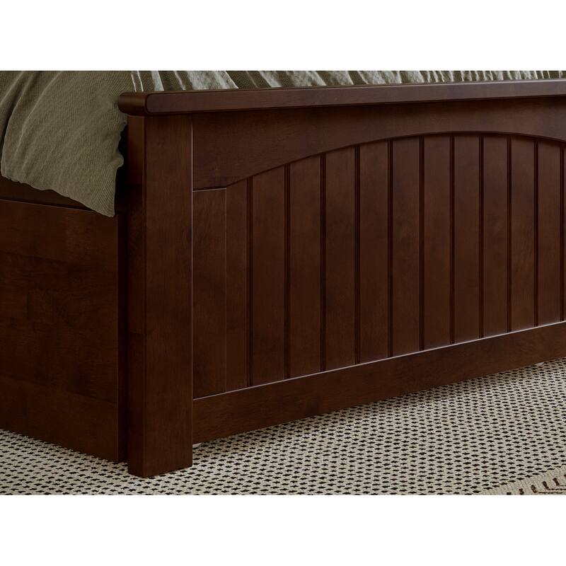 Nantucket Bed with Matching Footboard and Twin XL Trundle