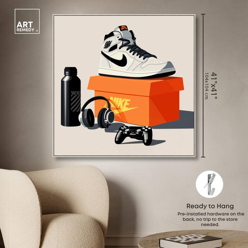 Important Sneaker Accessories Canvas by Art Remedy