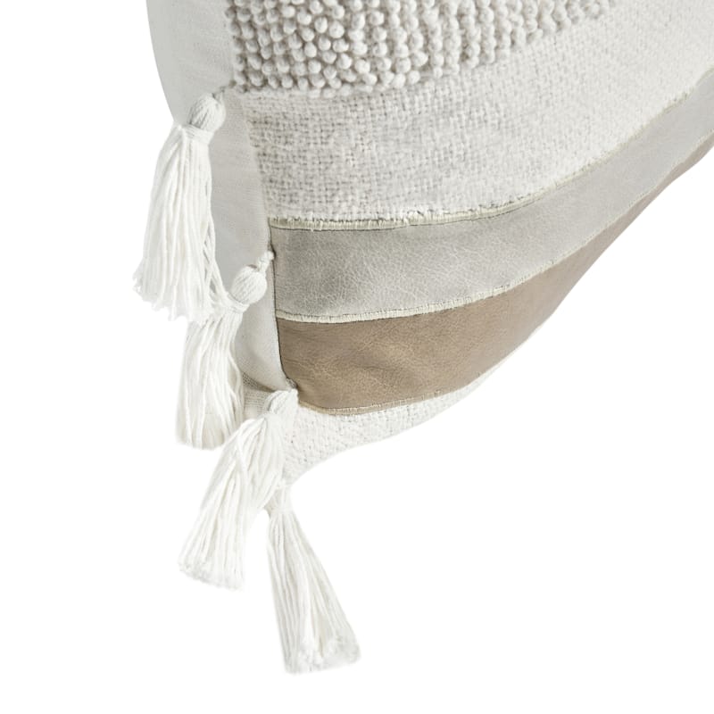 Villa by Classic Home Packer 22" Linen Blend Throw Pillow