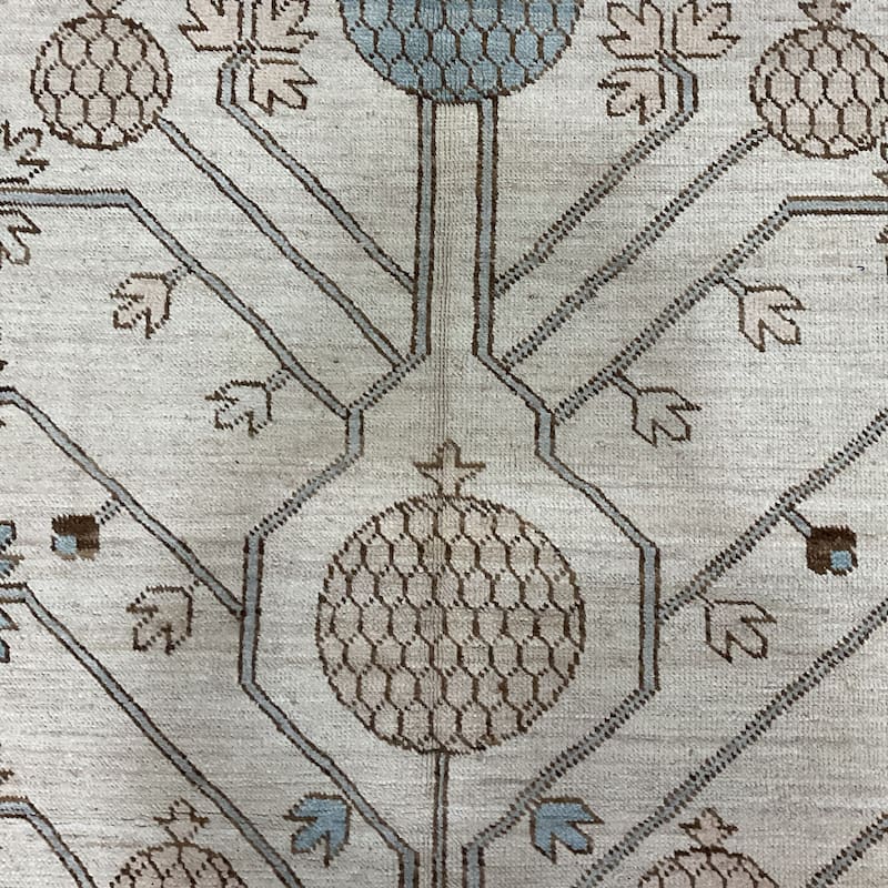 HERAT ORIENTAL Handmade Khotan Wool Rug - 10'1" x 13'11"