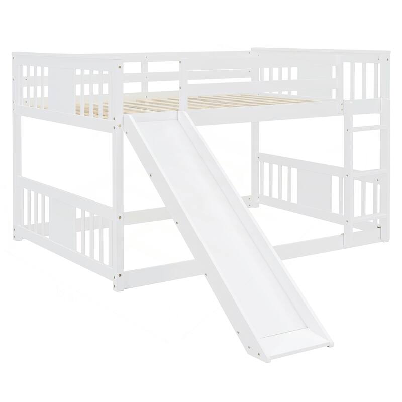 Versatile and Sturdy Full Over Full Bunk Bed for Kids and Adults