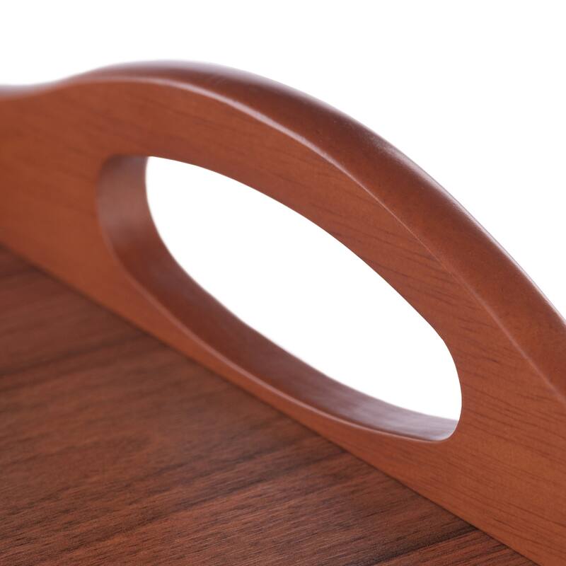 Alani Breakfast Tray Teak Finish
