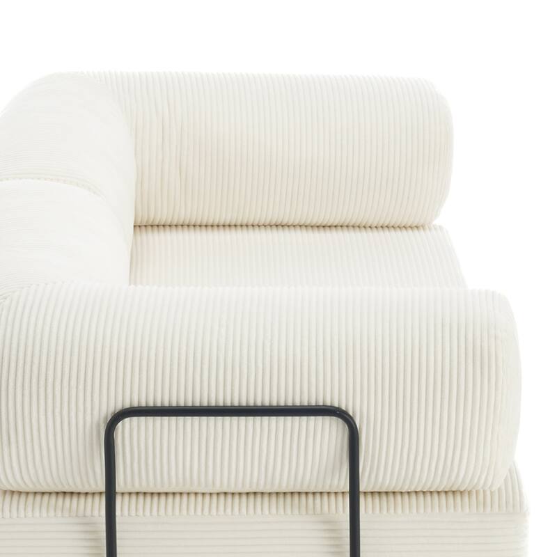 Corduroy Large Couch Convertible Floor Sofa Bed Sleeper