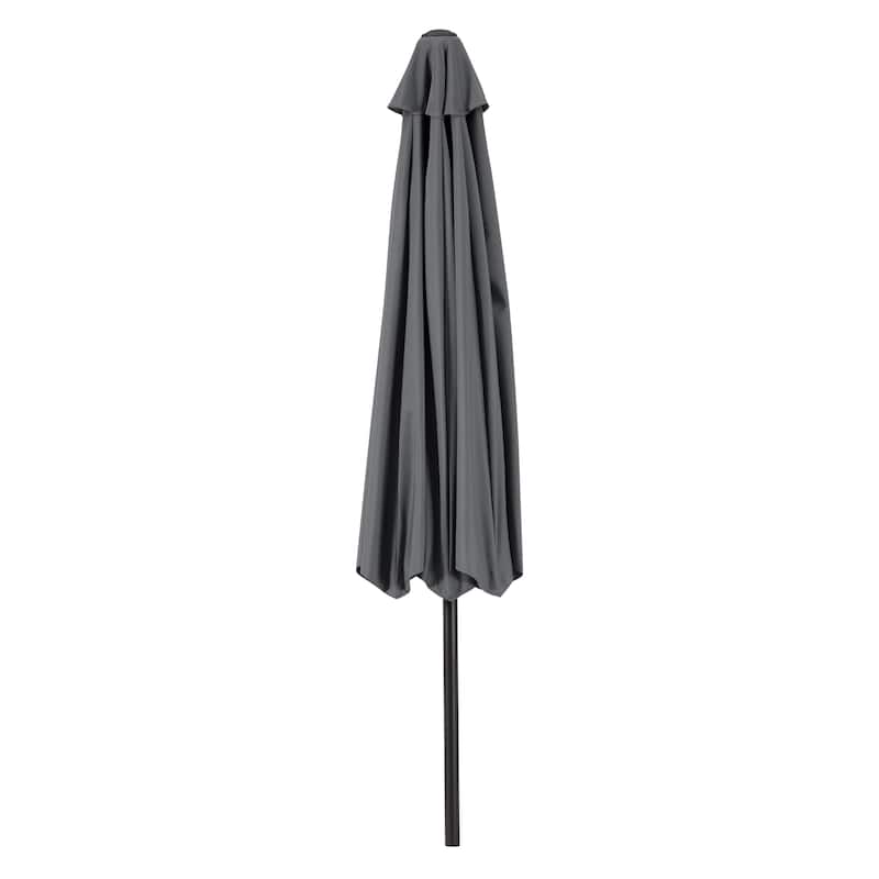Holme 9-foot Steel Market Patio Umbrella with Tilt-and-Crank