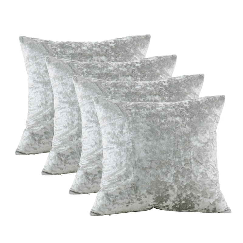 Rancho Crushed Velvet Throw Pillow Cover Set, NO INSERT