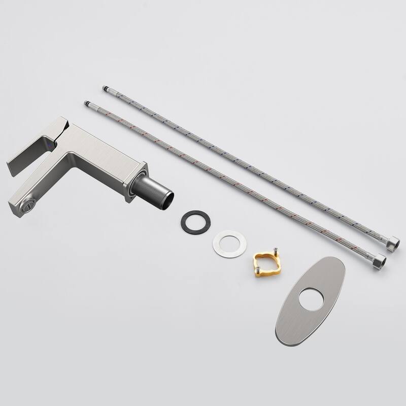 Bathroom Sink Faucet with Single Handle - 6.25" x 6.85"