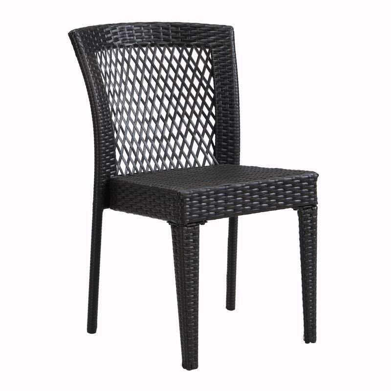 2-Pack Stackable Outdoor Chairs - Heavy-Duty & Weather-Resistant