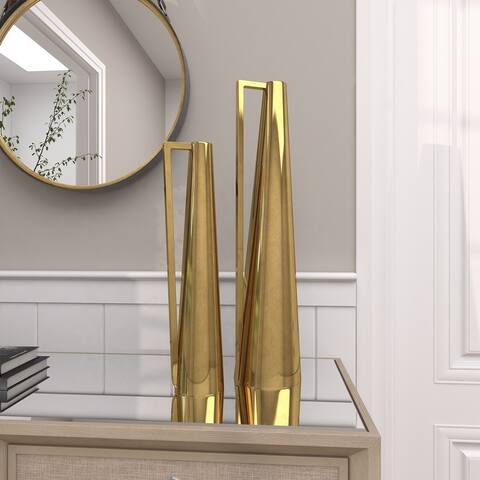 Iron Glam Vase (Set of 2)