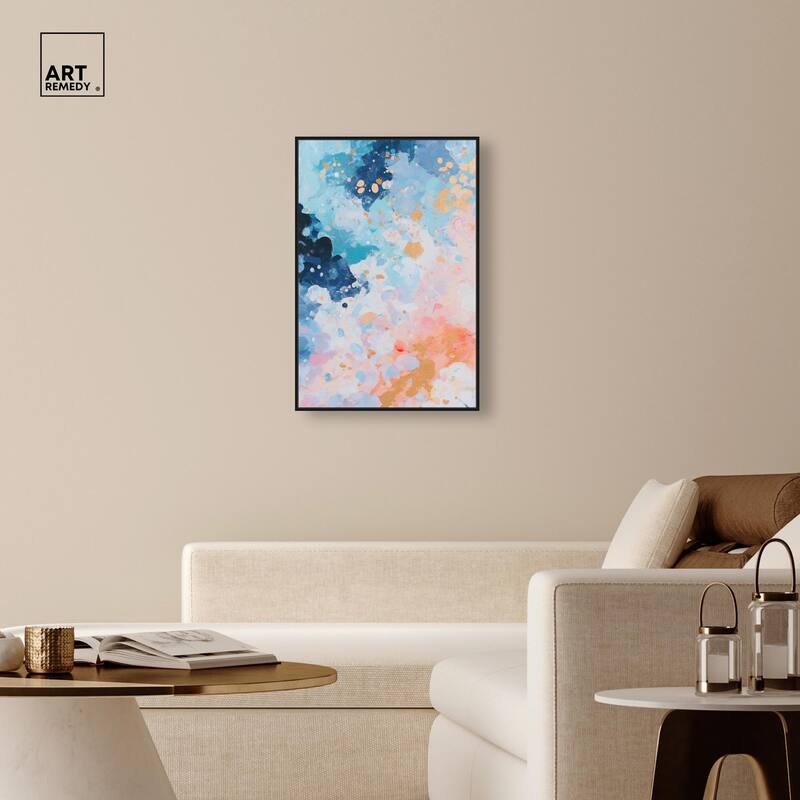Vibrant Vortex Canvas by Art Remedy