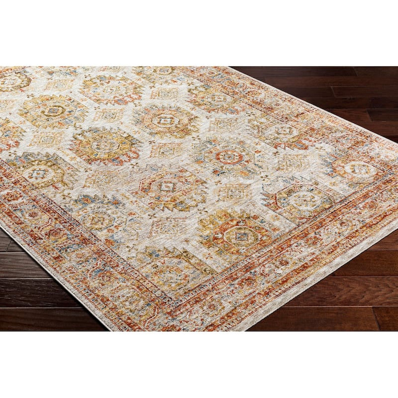 Livabliss Transitional Mona Lisa Medallion Area Rug