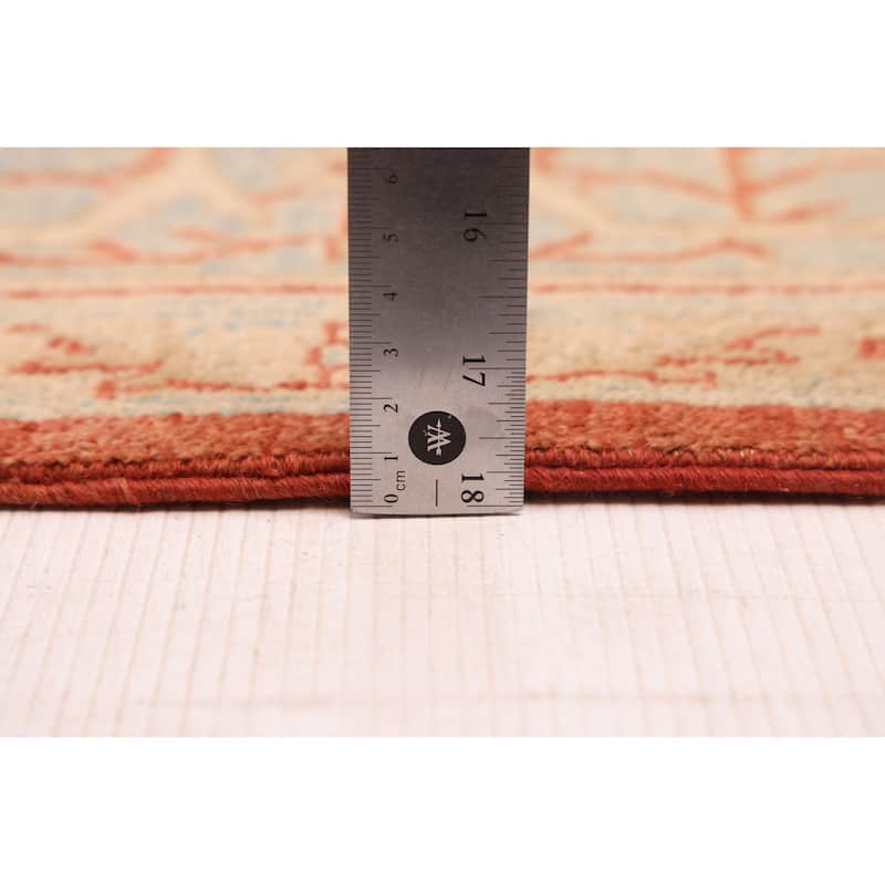 ECARPETGALLERY Hand-knotted Peshawar Oushak Copper Wool Rug - 8'10 x 11'9