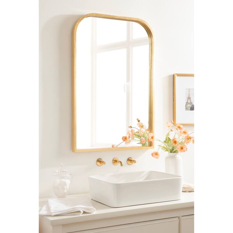 Kate and Laurel Travis Arch Framed Wall Mirror