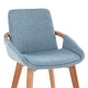 preview thumbnail 31 of 52, Carson Carrington Pugo Mid-Century Modern Chair Walnut Finish