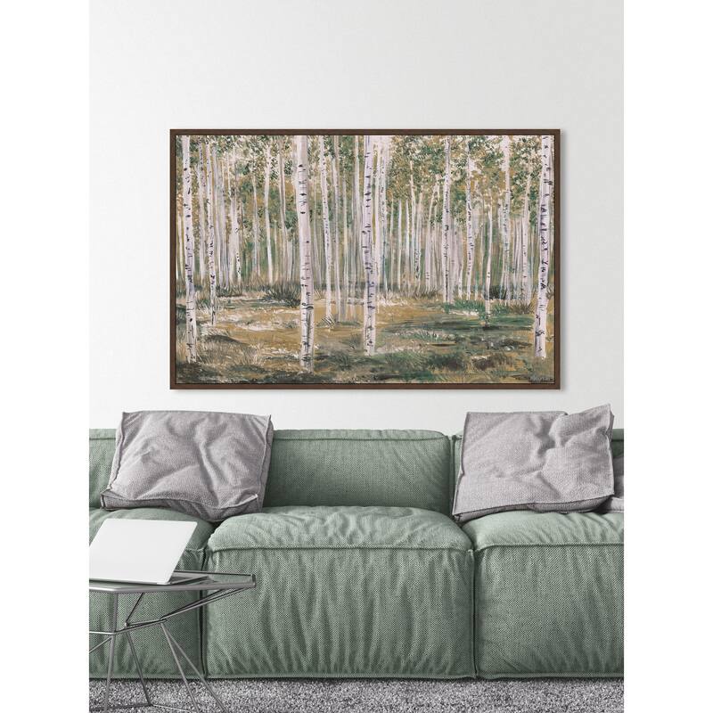 Lost in the Trees Floater Framed Print on Canvas