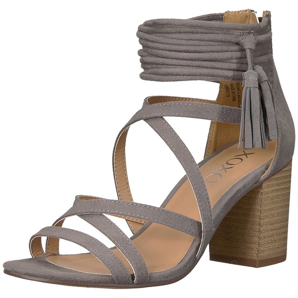 Xoxo Womens Elle Fabric Open Toe Casual Strappy Sandals