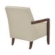 preview thumbnail 62 of 71, Leland Leather Match Accent Chair