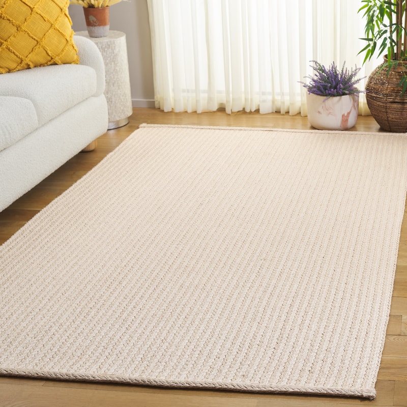 SAFAVIEH Natural Fiber Vojna Farmhouse Sisal Rug - Ivory - 6' x 9'