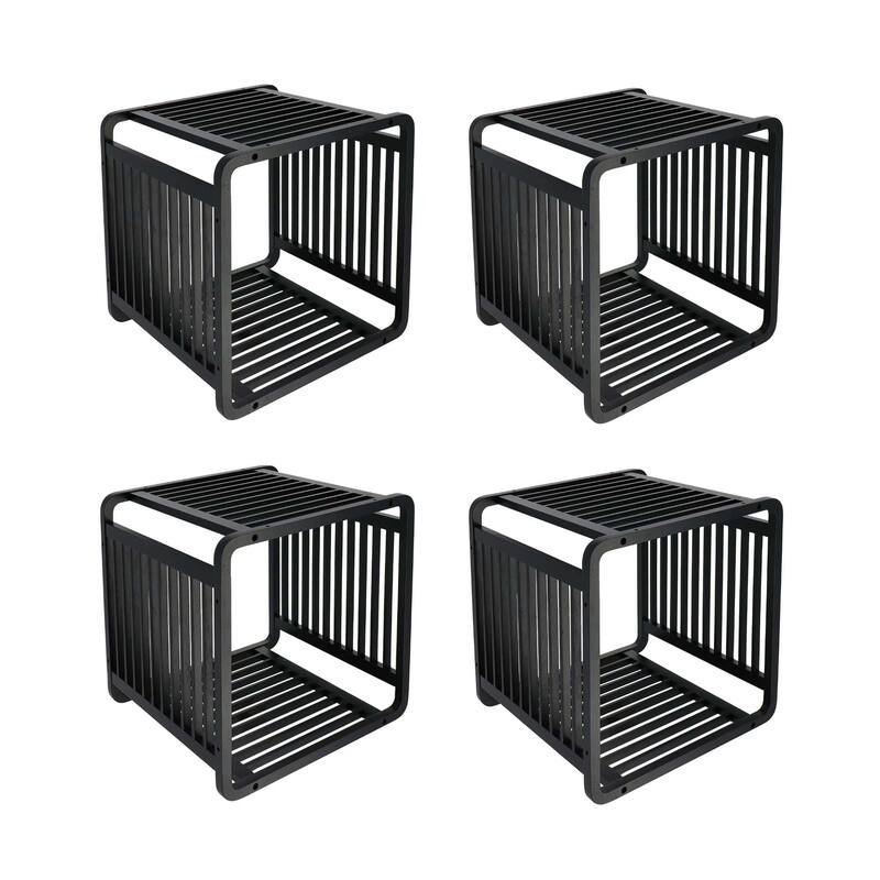 Smart Kube Bamboo Cube Storage, 13" Stackable Shelf Organizer