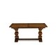 preview thumbnail 29 of 44, 7-Pc Kitchen Dinning Set with Rectangle Table and Parson Chairs - Distressed Jacobean Finish (Color Option)