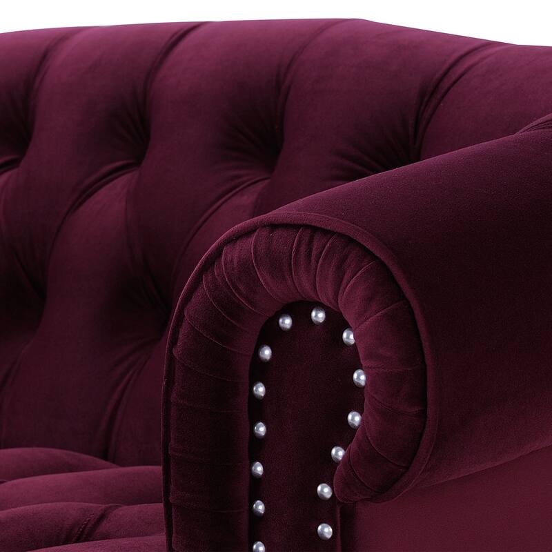 La Rosa 68.5" Chesterfield Loveseat