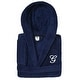preview thumbnail 53 of 102, Sweet Kids 100% Polyester SUPER PLUSH Double Brushed Hooded Bathrobe with White Script Monogram G - Large
