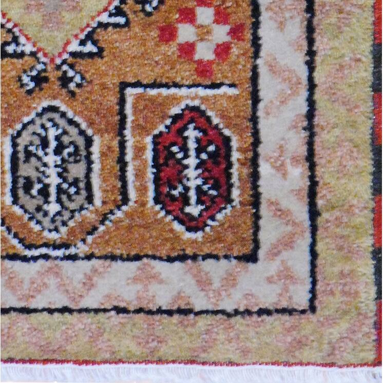 HERAT ORIENTAL Handmade Kazak Wool Rug - 2' x 3' - 2' x 3'