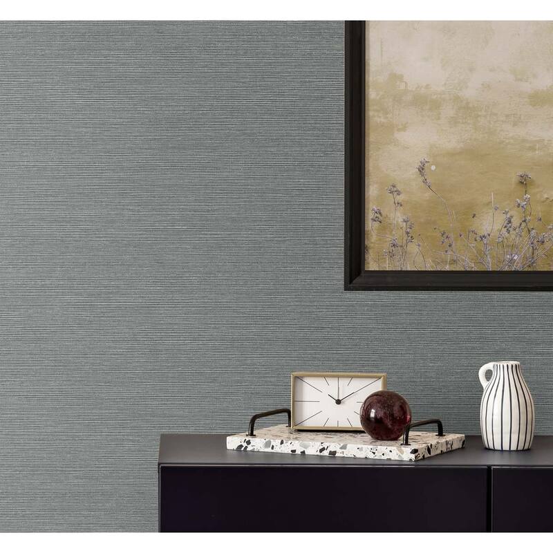 Seabrook Designs Seawave Sisal Embossed Vinyl Unpasted Wallpaper