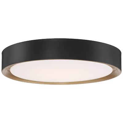 Malaga LED Flush Mount Light - Matte Black
