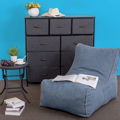 Floor Lazy Gaming Chair Accent Bean Bag Couch