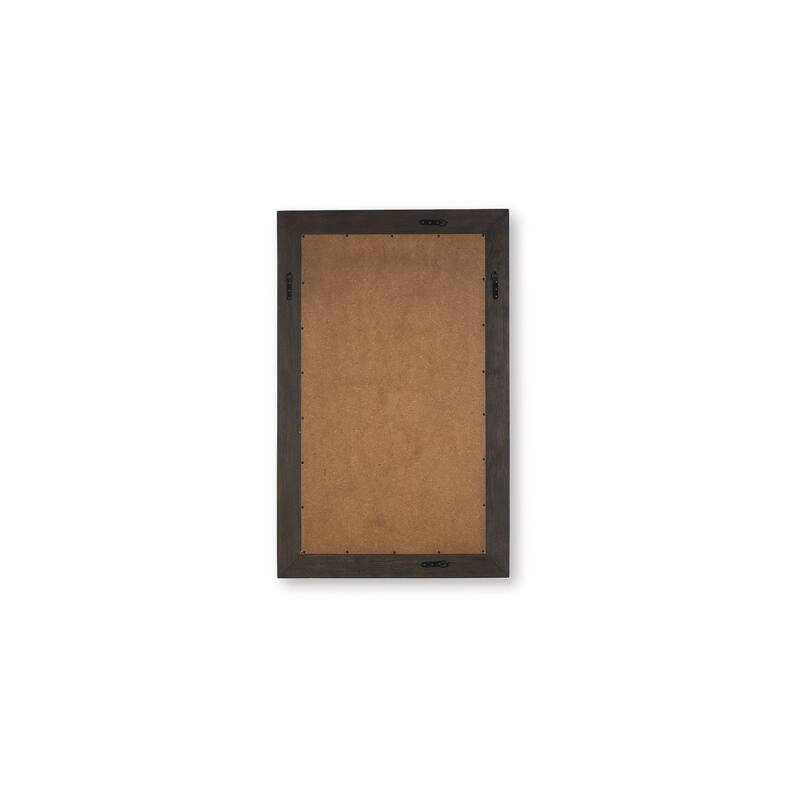 Signature Design by Ashley Advin Dark Brown Accent Mirror - 30" W x 1" D x 48" H