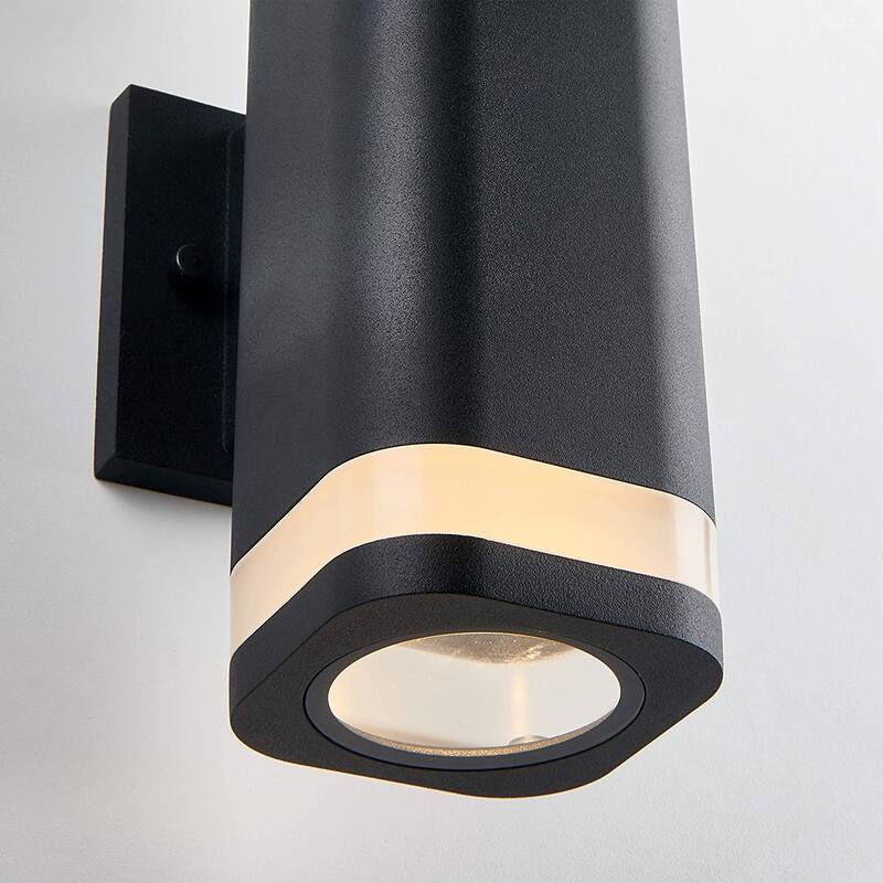 Artika Mettle 3-Way Stream LED Indoor/Outdoor Wall Light, Black
