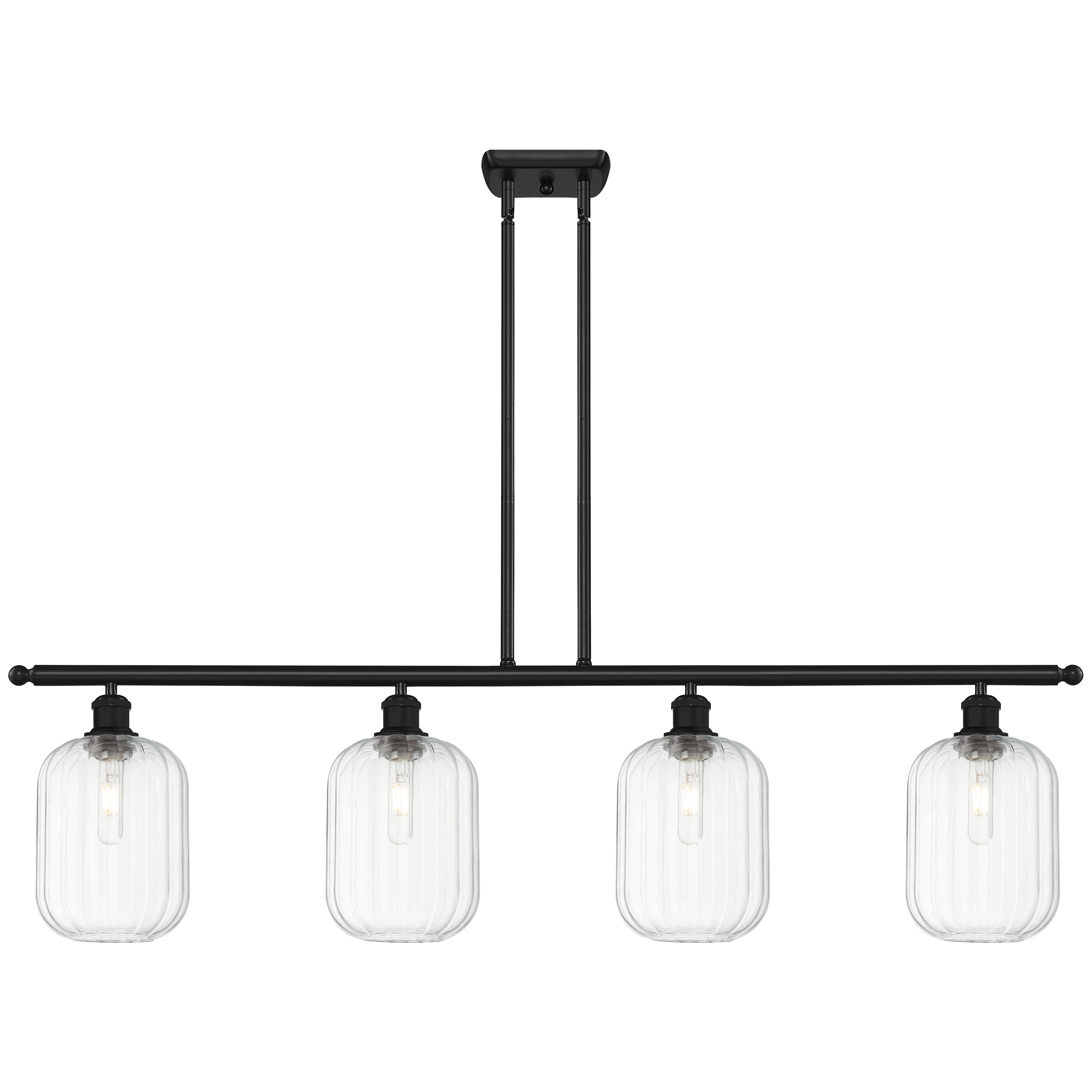 Innovations Lighting Endless Possibilities Ballston - Preston - 4 Light 48" Jar Shade Stem Hung Island Light
