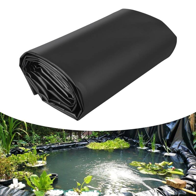 HDPE Pond Liner 10X13FT 20 Mil for Natural Outdoor Ponds - Plastic