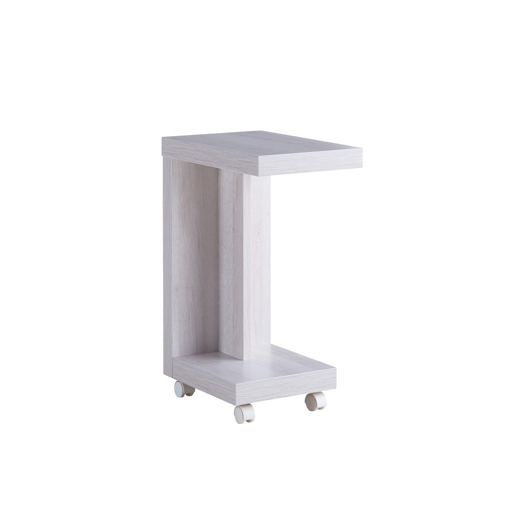 Otis Modern Mobile 18-inch 1-Shelf Side Table by Furniture of America