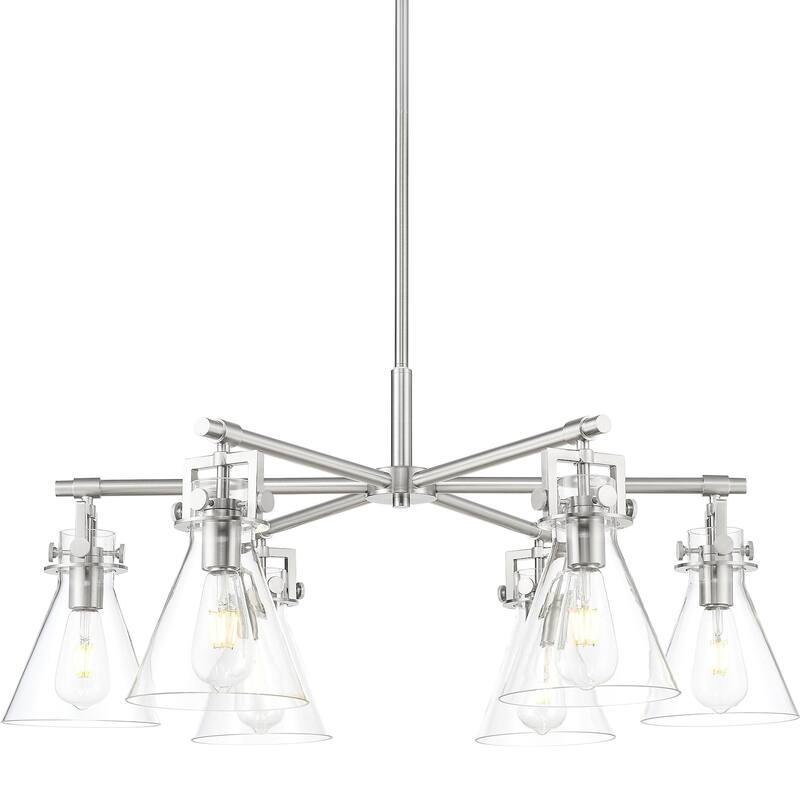 Innovations Lighting 411-6CR-16-26 Newton Cone Chandelier Newton Cone