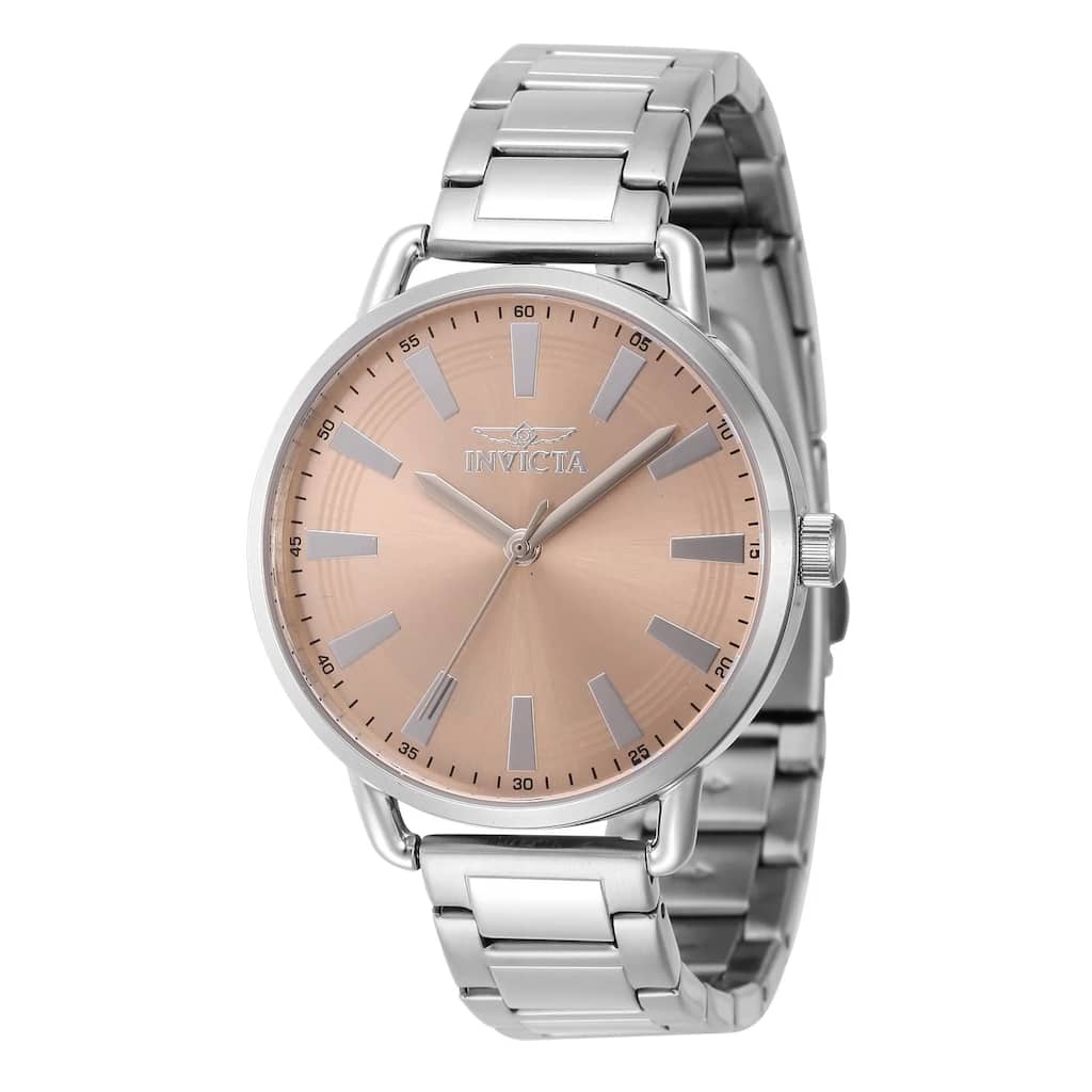 Invicta Women's 46329 Wildflower Quartz 3 Hand Light Pink Dial Watch