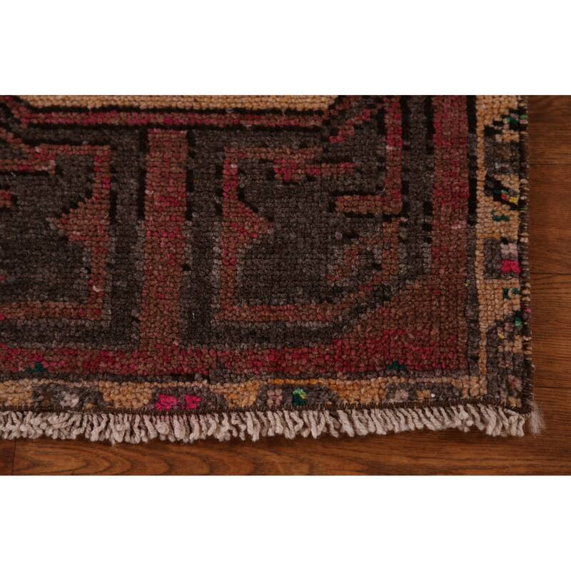 Hand Knotted Oriental 100% Wool Carpet Transitional Tribal Pink Anatolian Area Rug - 2' 6'' X 1' 8''