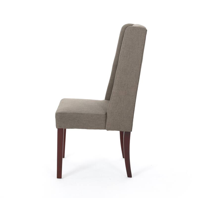 Blount Wooden Dining Chair with Fabric Cushions (Set of 2) by Christopher Knight Home