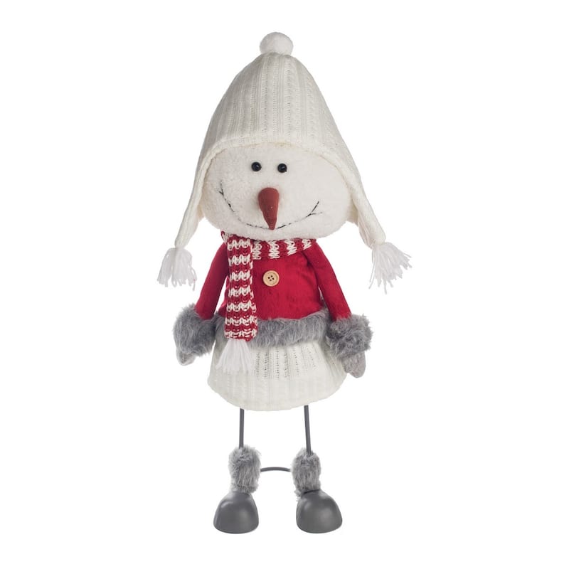 Bobble Christmas Xmas Snowgirl Tall