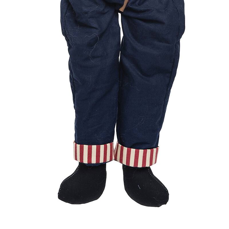 Old Glory Santa Patriotic July Fourth Figurine