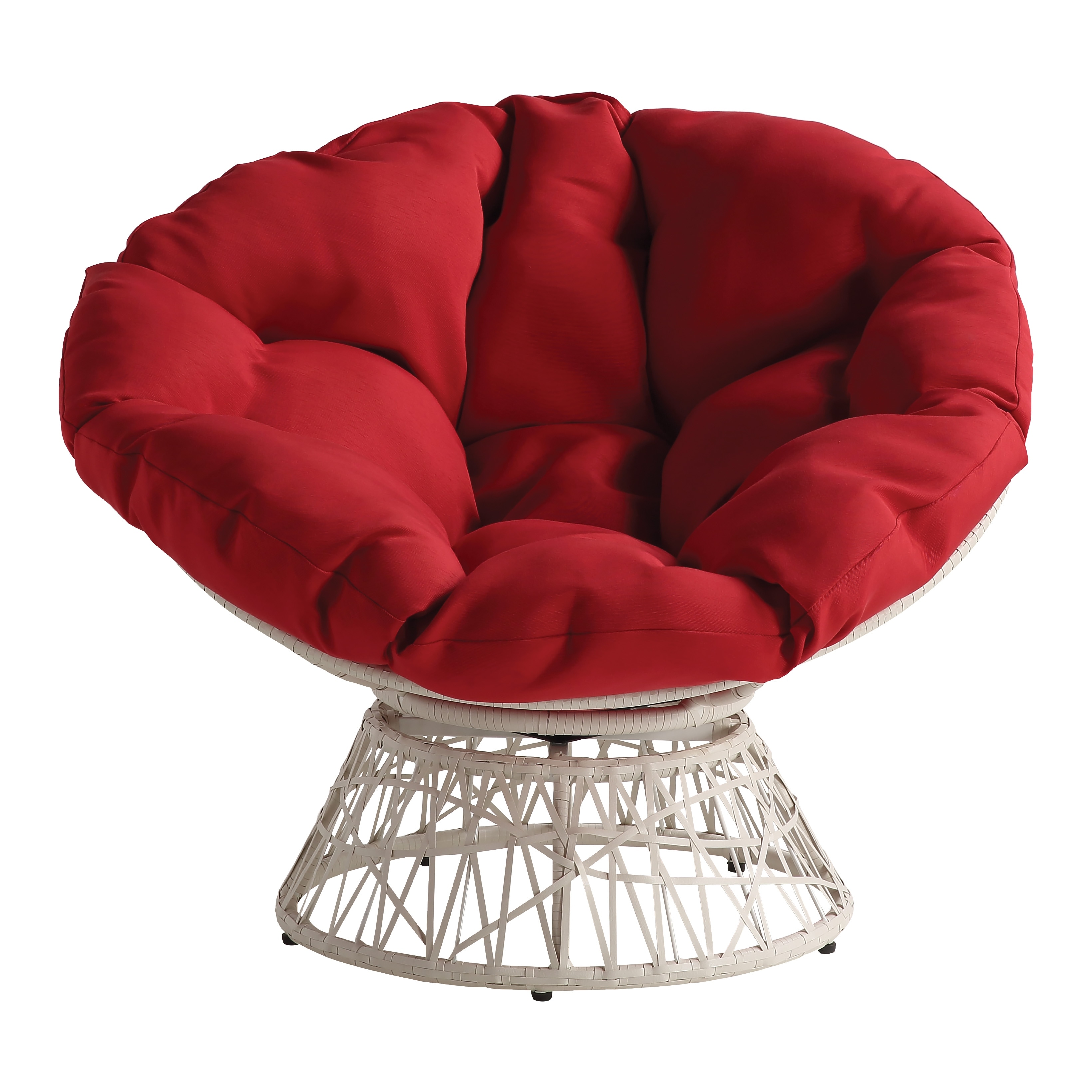 Papasan best sale chair red