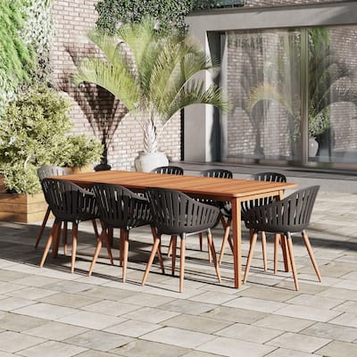 Amazonia FSC Wood Outdoor Patio Jenther Dining Set