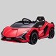 preview thumbnail 2 of 0, Licensed Lamborghini SIAN 12V Electric Kids Ride On Sports Car, Remote Control, Music, & Lights Red